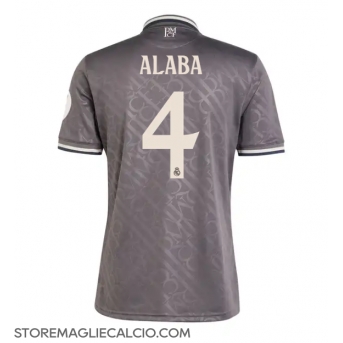Real Madrid David Alaba #4 Maglia Gara Terza Repliche 2024-25